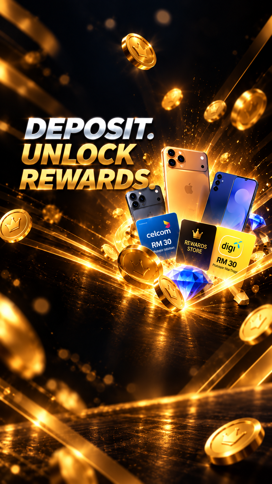 Deposit. Unlock rewards.